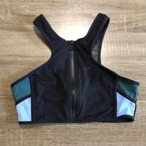 Tavik Zipper Swimsuit Top
